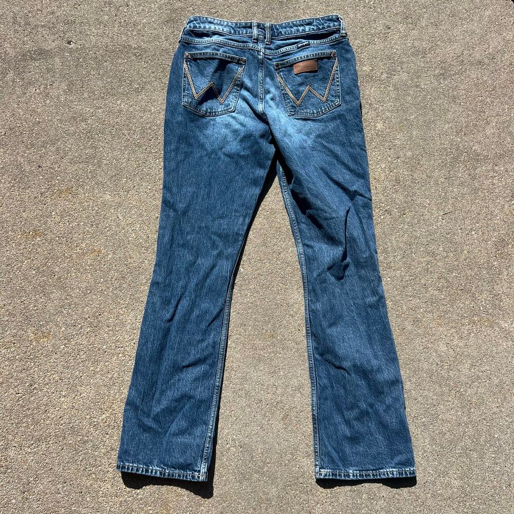 Wrangler 31x34 Retro Isabella Mid Rise Boot Cut Blue Jeans 112368253 - Picture 6 of 9